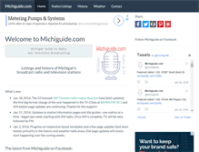 Tablet Screenshot of michiguide.com